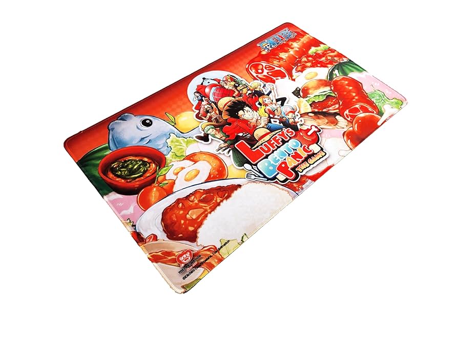 Amazon.com: One Piece: Luffy's Bento Panic Playmat, Multi